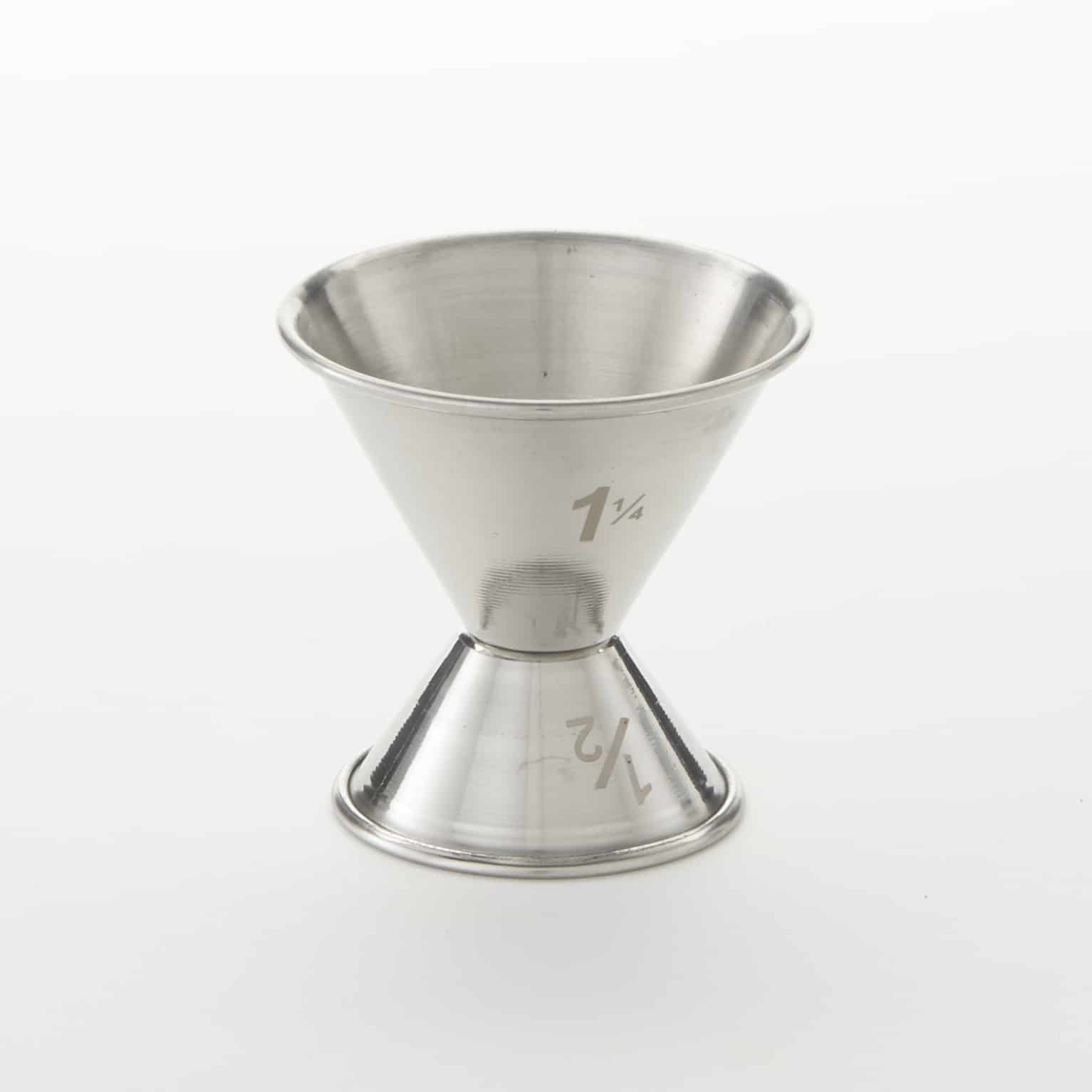 1/2 x 1-1/4 oz. Jigger, Satin Finish