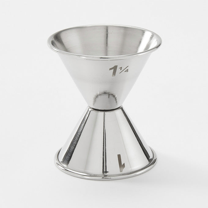 1 x 1-1/4 oz. Jigger, Satin Finish