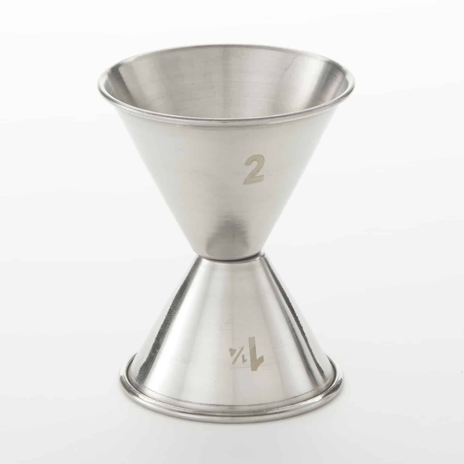 1-1/4 x 2 oz. Jigger, Satin Finish