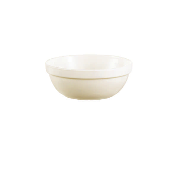 Restaurant White 10.5 oz. Stackable Bowl