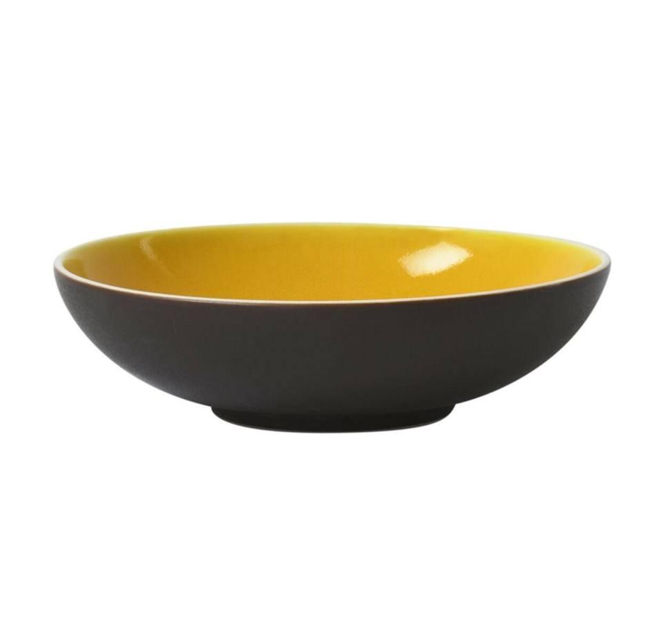 Jars Tourron 9.05” Yellow Pasta Plate Deep