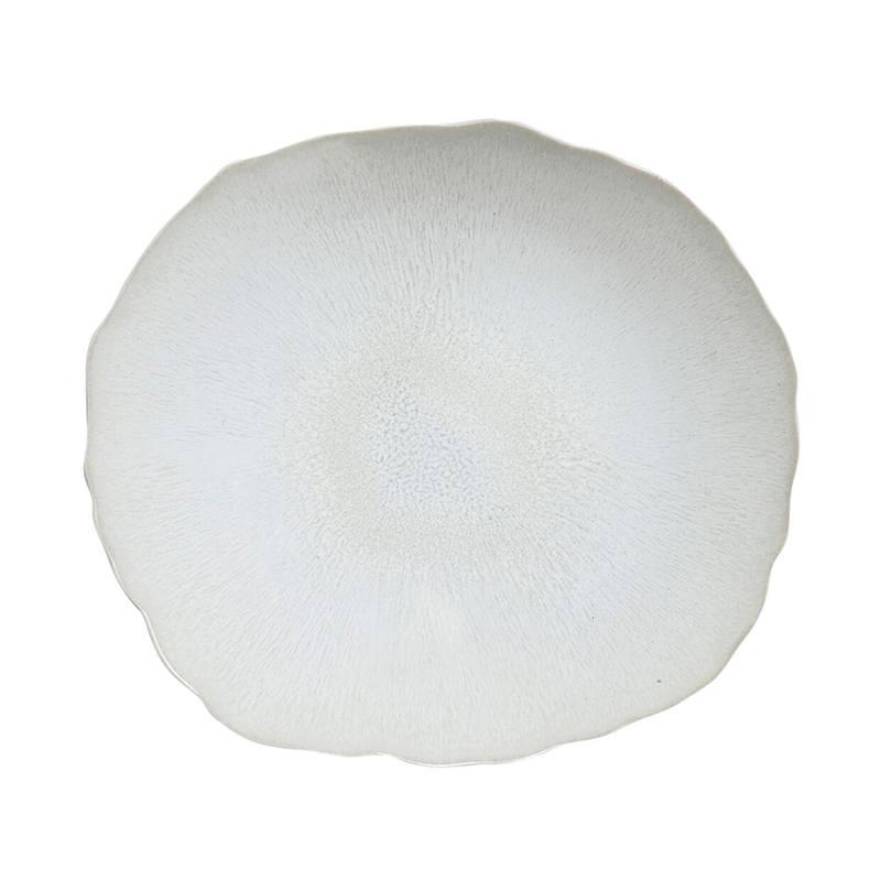 Jars Plume 11.4” x 10.4” Perle White Plate