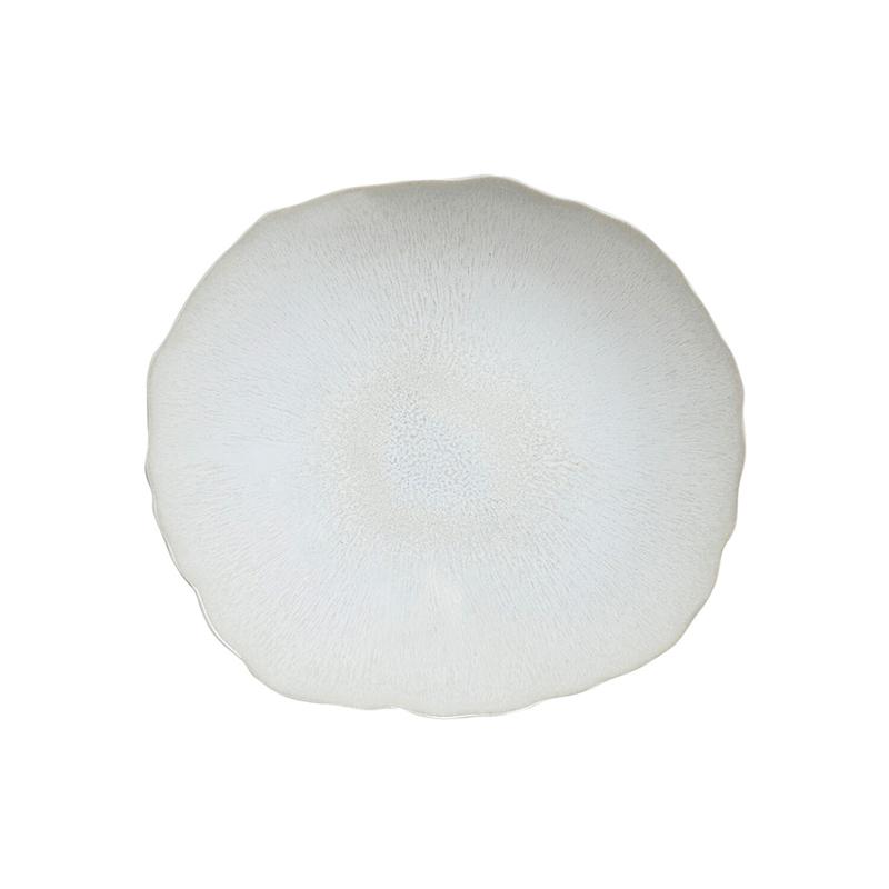 Jars Plume 10.2” x 9.3” Perle White Plate