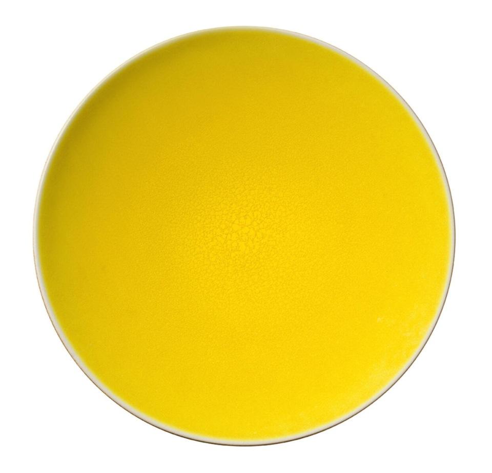 Jars Tourron 12.2” Yellow Plate