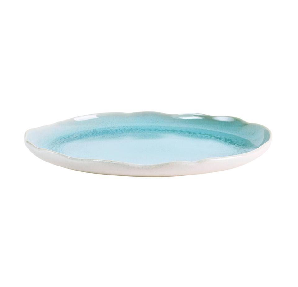 Jars Plume 12.4” x 12.4” Blue Pie Dish/Platter