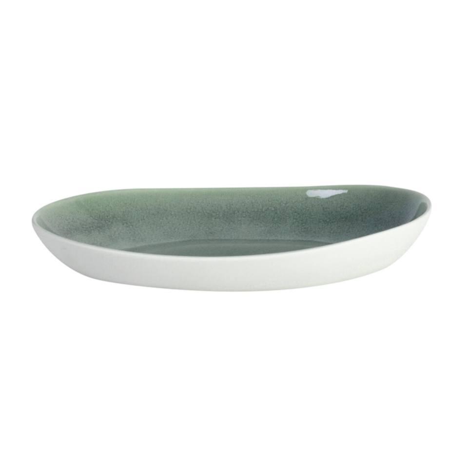 Jars Maguelone 11” x 8.3” Grey Oval Dish