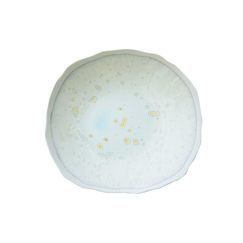 Jars Plume 10.2” x 9.3” Nacre White Plate