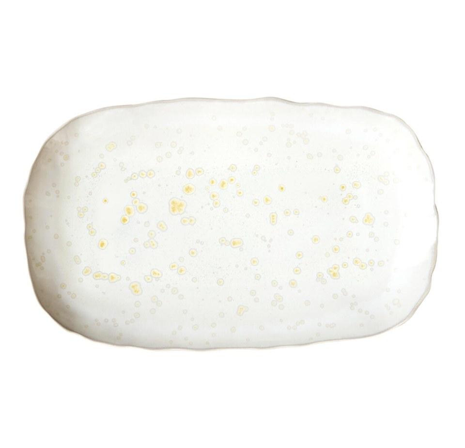 Jars Plume 15.4” x 9.1” Nacre White Rectangular Dish