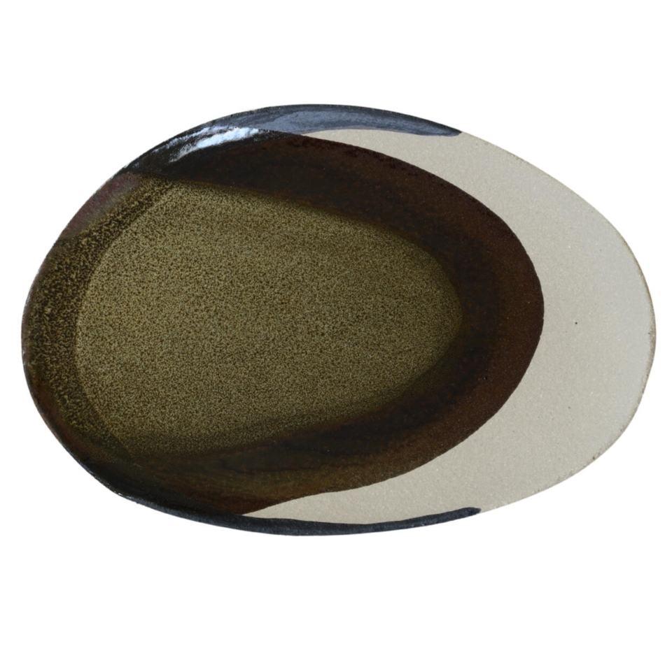Jars Wabi 9.8” x 14.6” Seidou Green Oval Dish