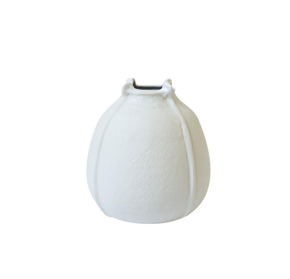 Jars Vase 6.7” White Vase Graine