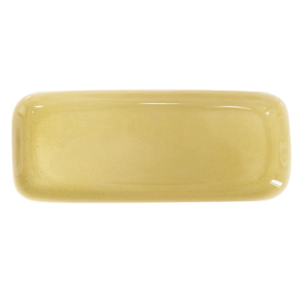 Jars Maguelone 11.4” x 4.8” Yellow Sushi Plate