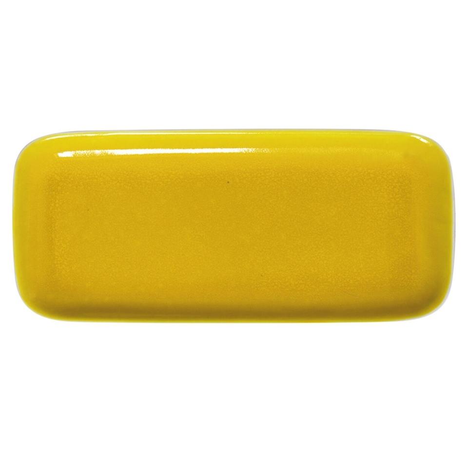 Jars Tourron 12.99” x 5.7” Yellow Rectangular Platter/Cake Dish