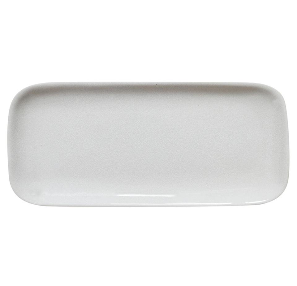 Jars Tourron 12.99” x 5.7” White Rectangular Platter/Cake Dish