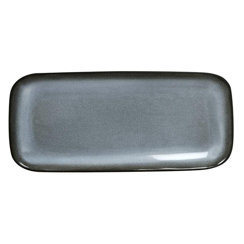 Jars Tourron 12.99” x 5.7” Blue Rectangular Platter/Cake Dish