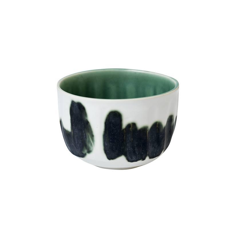 Jars Dashi 26 oz. White & Green Bowl