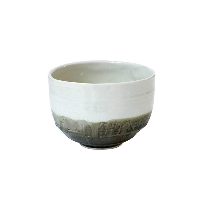 Jars Dashi 30.4 oz. White & Green Bowl