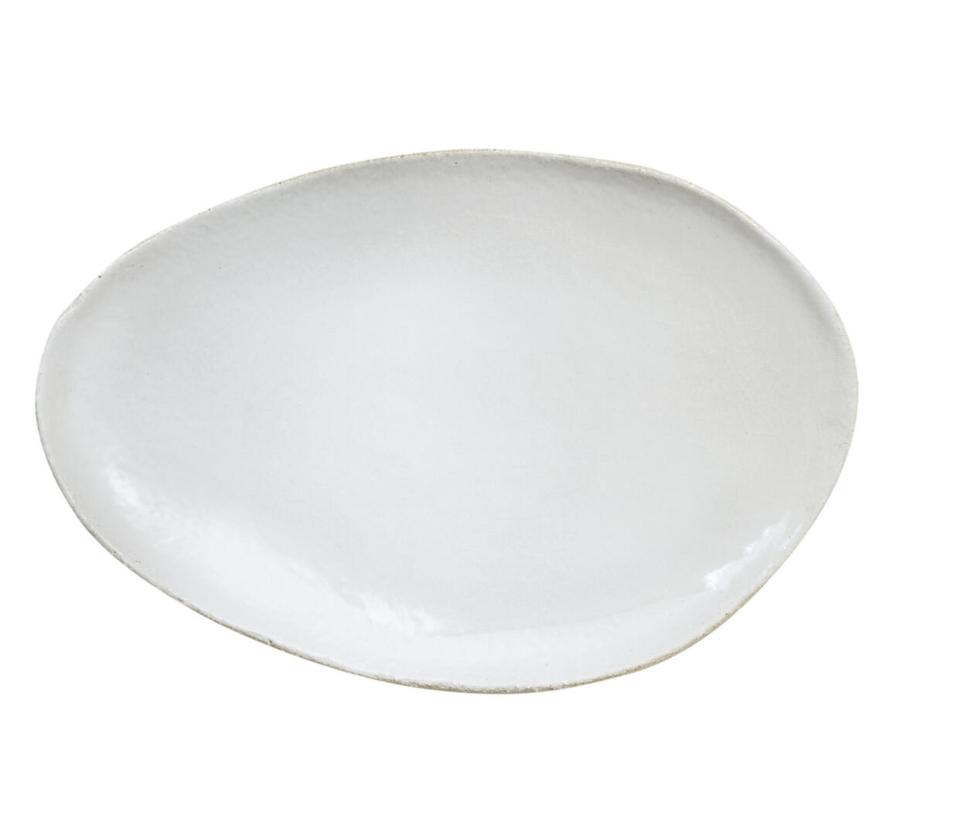 Jars Wabi 9.8” x 14.6” White Oval Dish