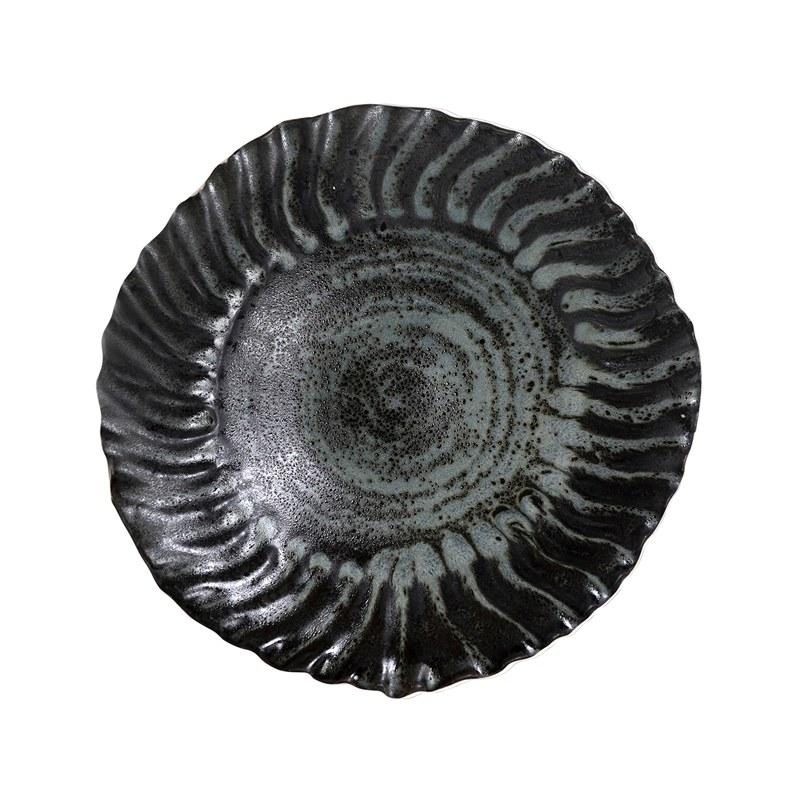 Jars Dashi 11.4” Black Deep Plate