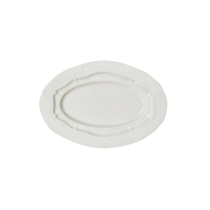Jars Refectoire 9.8” x 6.1” Sable Brillant Beige Oval Dish
