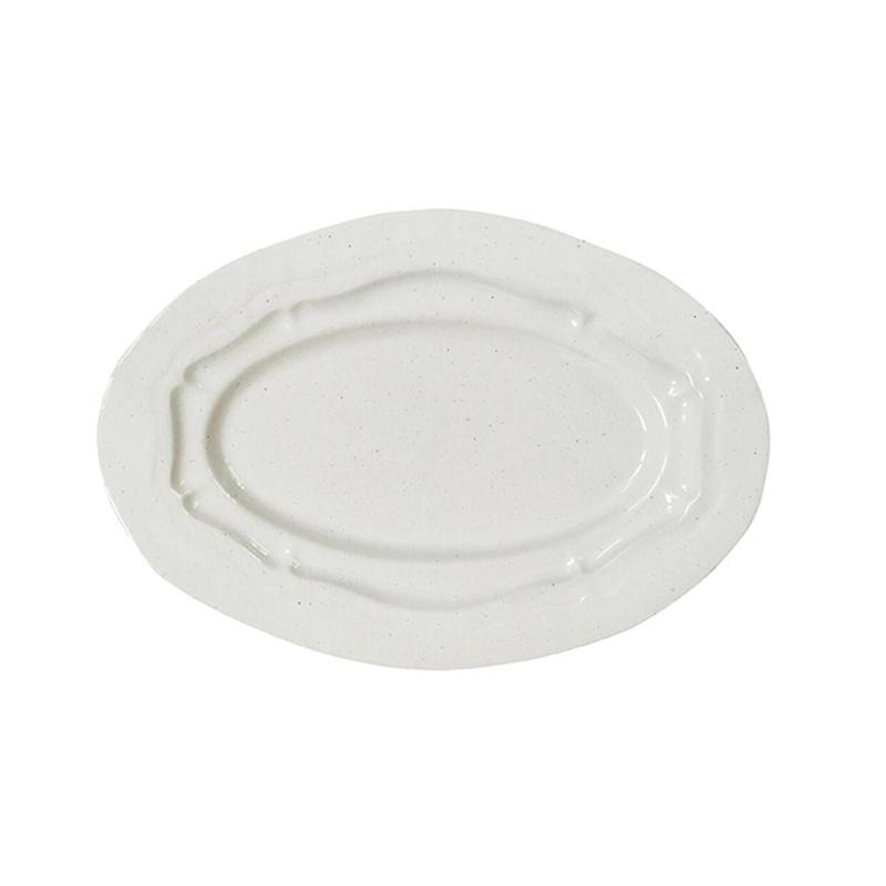 Jars Refectoire 14.6” x 9.8” Beige Oval Dish