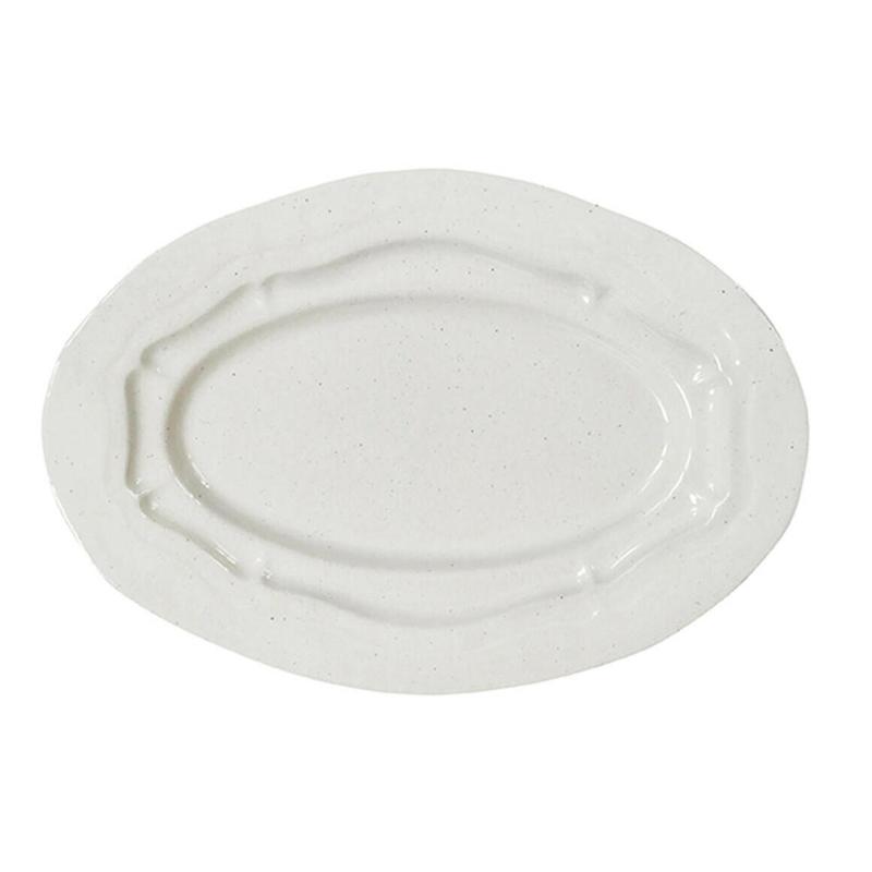 Jars Refectoire 16.9” x 11.8” Beige Oval Dish