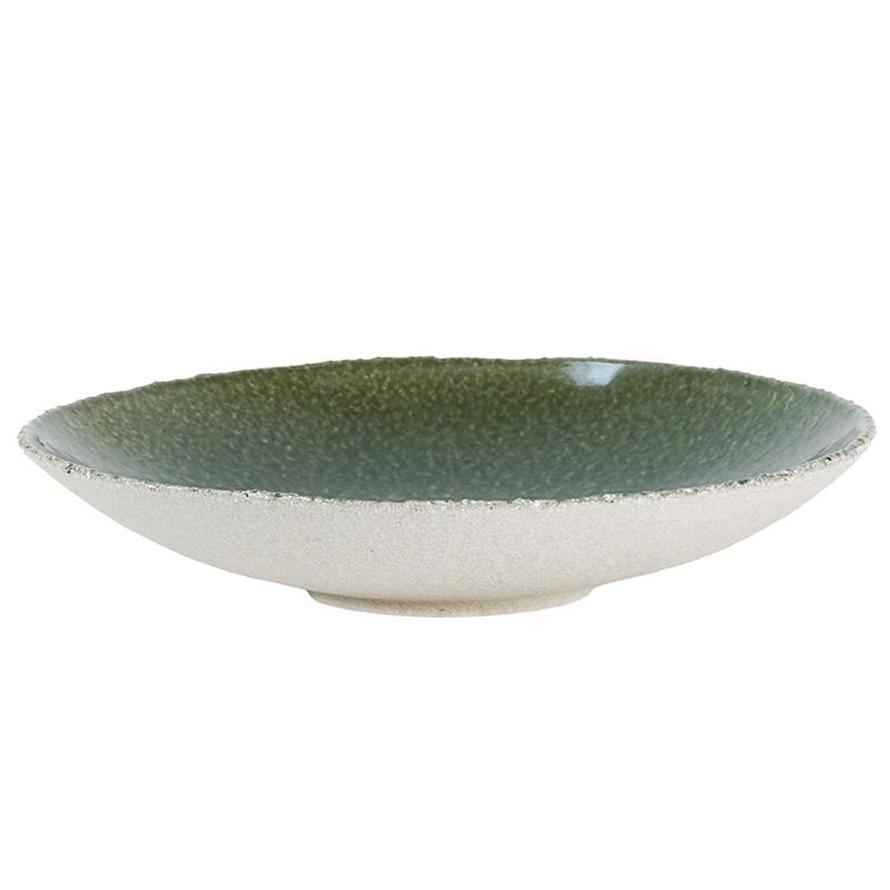 Jars Garrigue 13.38” Green Serving Bowl