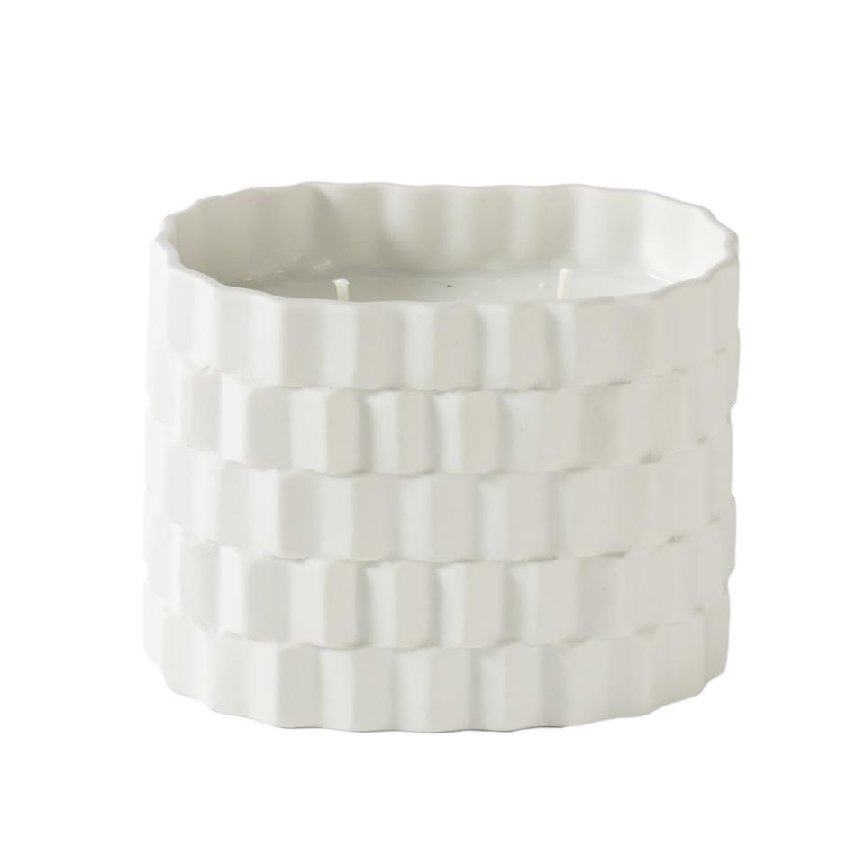 Jars Sillage 4.7” x 3.1” White Candle