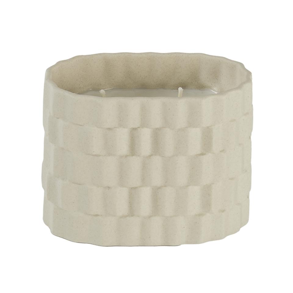Jars Sillage 4.7” x 3.1” Beige Candle