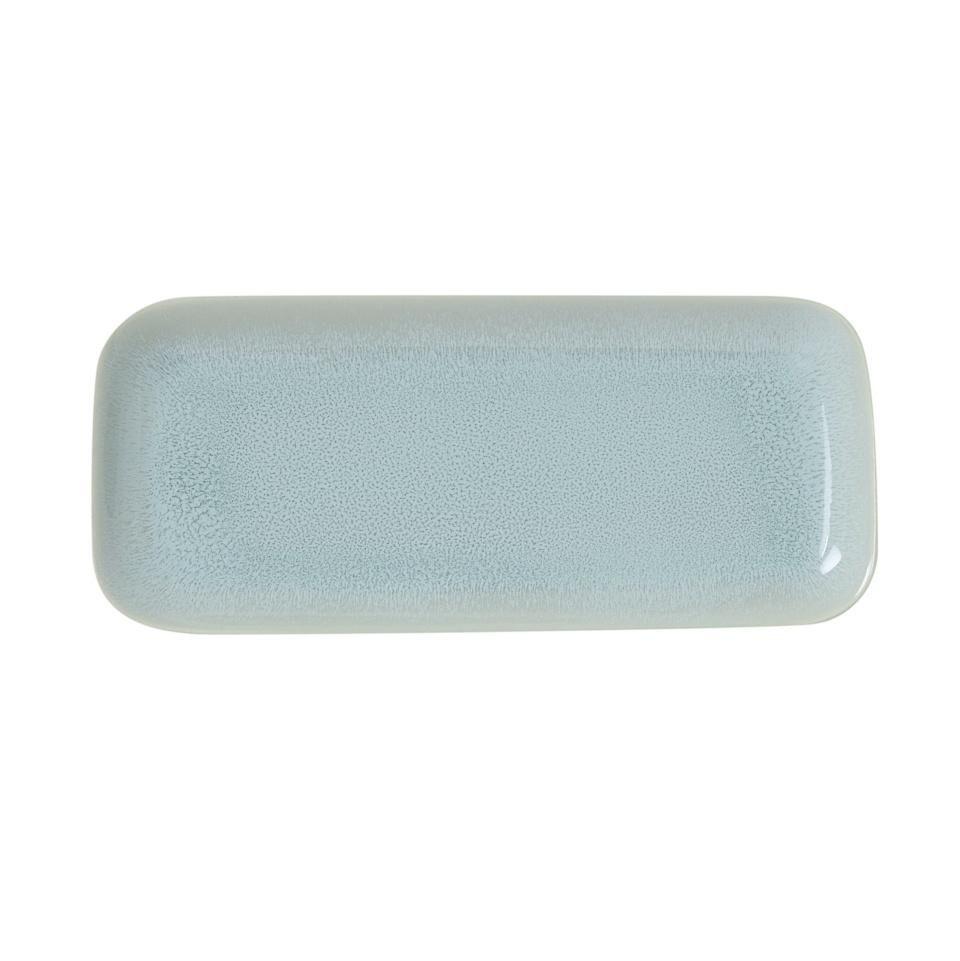 Jars Tourron 14.2” x 5.7” Blue Platter/Cake Dish