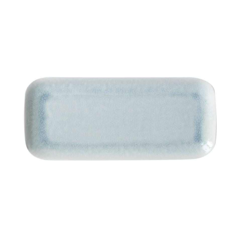 Jars Tourron 13.4” x 5.7” Blue Platter/Cake Dish