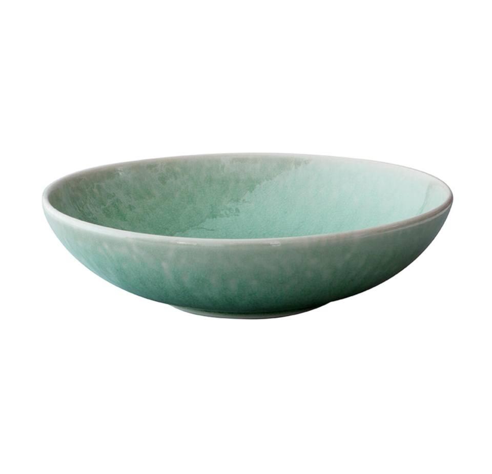 Jars Tourron 9.05” Jade Green Pasta Plate Deep