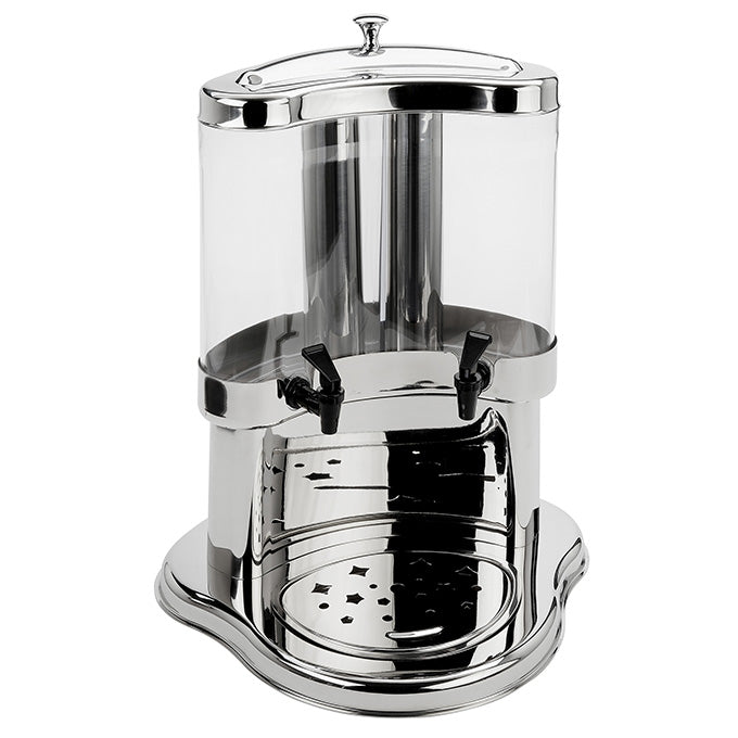 Dual Stainless Steel Beverage Dispenser, (2) 5.3 Qt. Dispensers