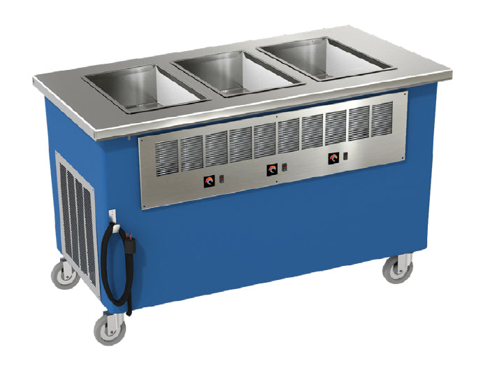 Electric 1-Pan Mobile Dry Hot  Serving Counter, 500W