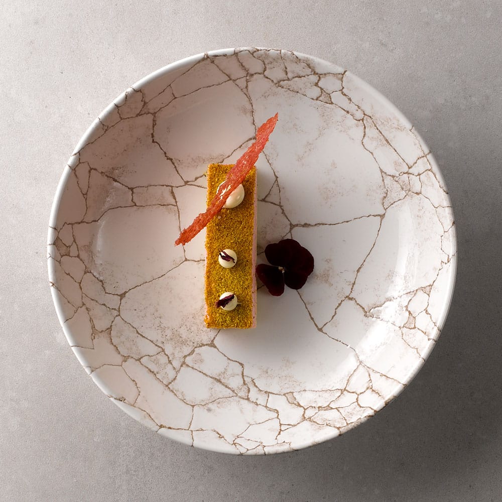 Studio Prints Kintsugi 40 oz. Agate Grey Coupe Bowl