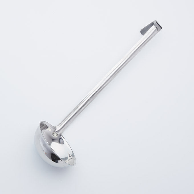 8 oz. Stainless Steel One-Piece Ladle, 12-1/4"L Handle