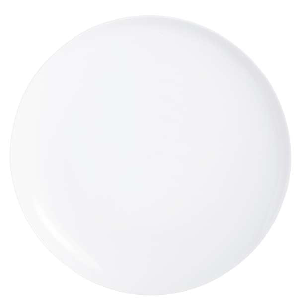 Evolutions White 12.5" Pizza Plate