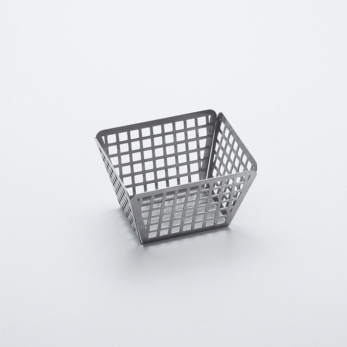 5"L Rectangular Nestable Stainless Steel Fry Basket