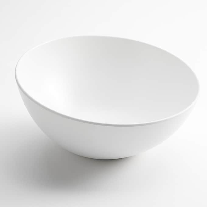 Lift 110 oz. Round Angled Bowl, White