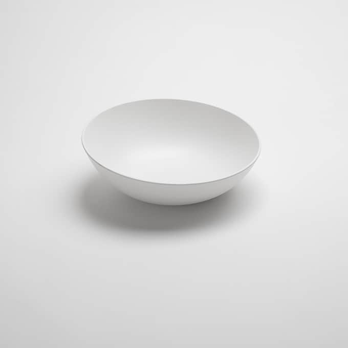 Lift 94 oz. Round Angled Bowl, White