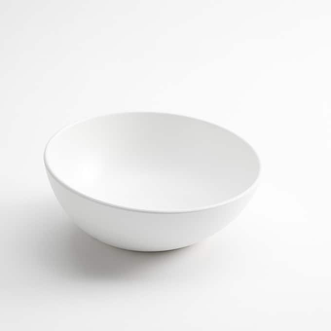 Lift 40 oz. Round Angled Bowl, White