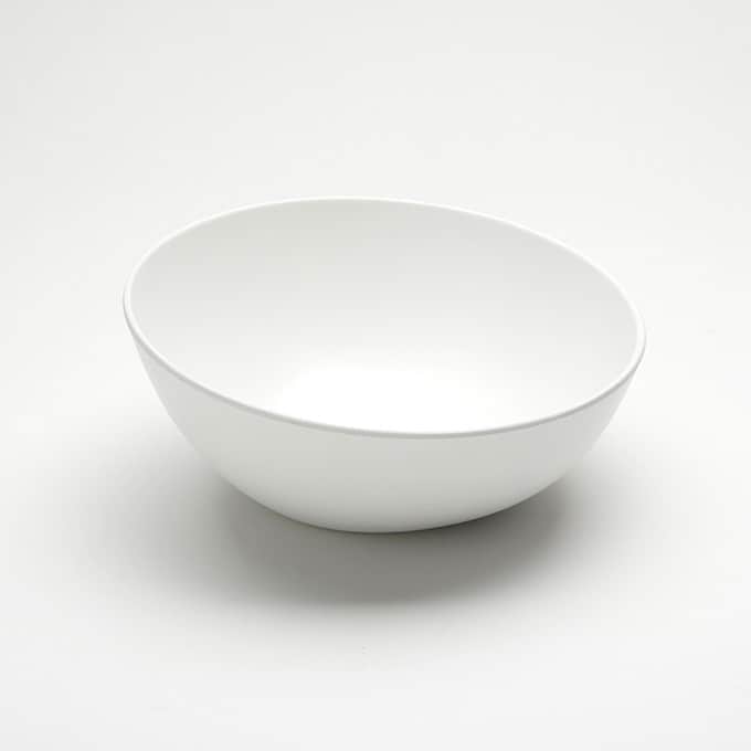 Lift 68 oz. Round Angled Bowl, White
