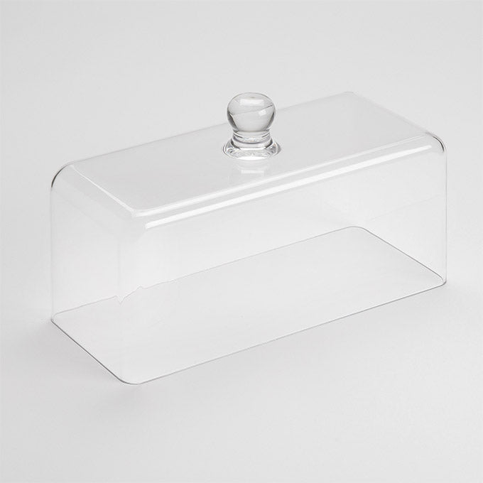 13-1/2" Rectangular Acrylic Dome Cover, Clear