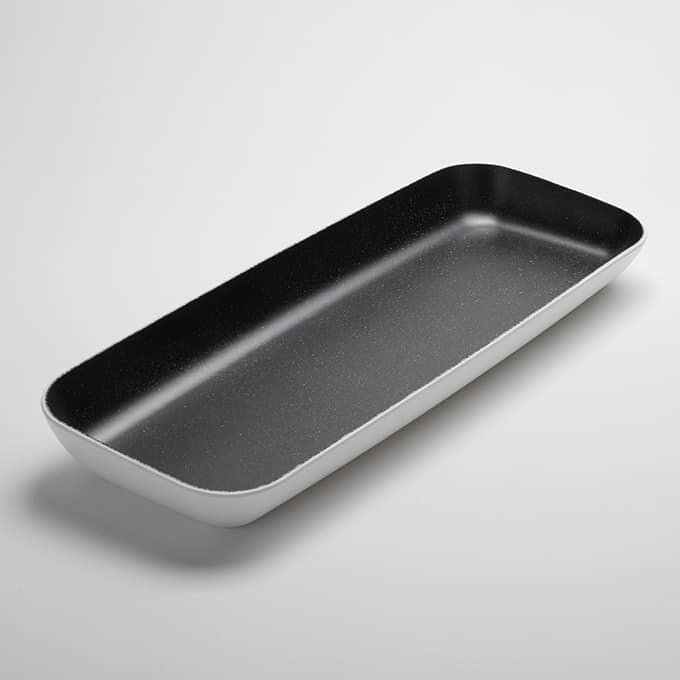 24" x 9-1/2" Rectangular Melamine Platter, White