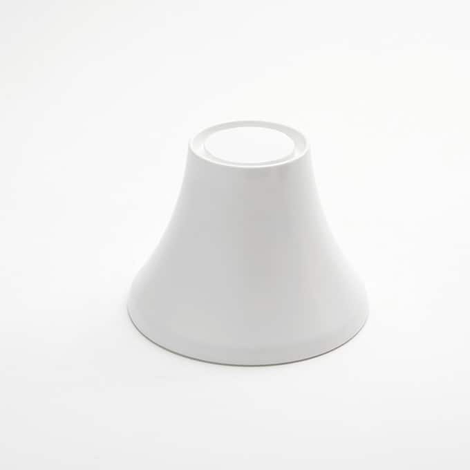 6-1/2"D x 4-7/8"H White Melamine Pedestal
