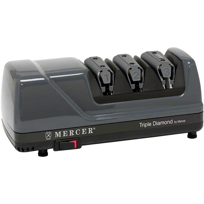 Triple Diamond™ Electric Knife Sharpener, 3-Stage Diamond Abrasive