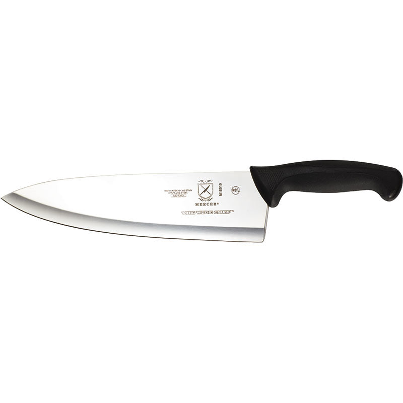 10" Millennia® Wide Chef’s Knife, High-Carbon Japanese Steel, Non-Slip Santoprene® Handle
