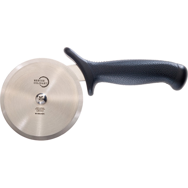 4" Millennia® Pizza Cutter, High-Carbon Japanese Steel, Santoprene® Handle, Black