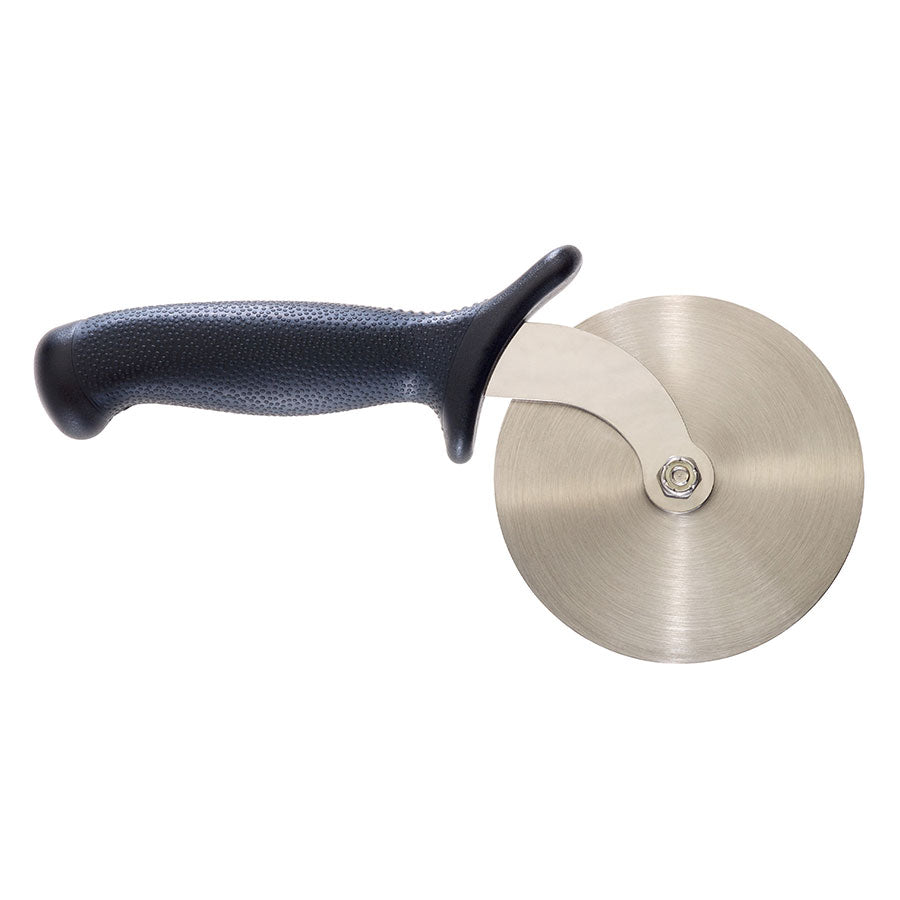 4" Millennia® Pizza Cutter, High-Carbon Japanese Steel, Santoprene® Handle, Black