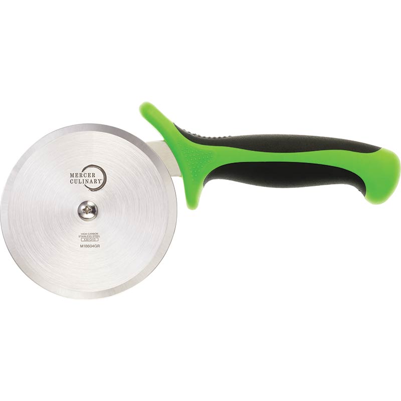 4" Millennia® Pizza Cutter, High-Carbon Japanese Steel, Santoprene® Handle, Green