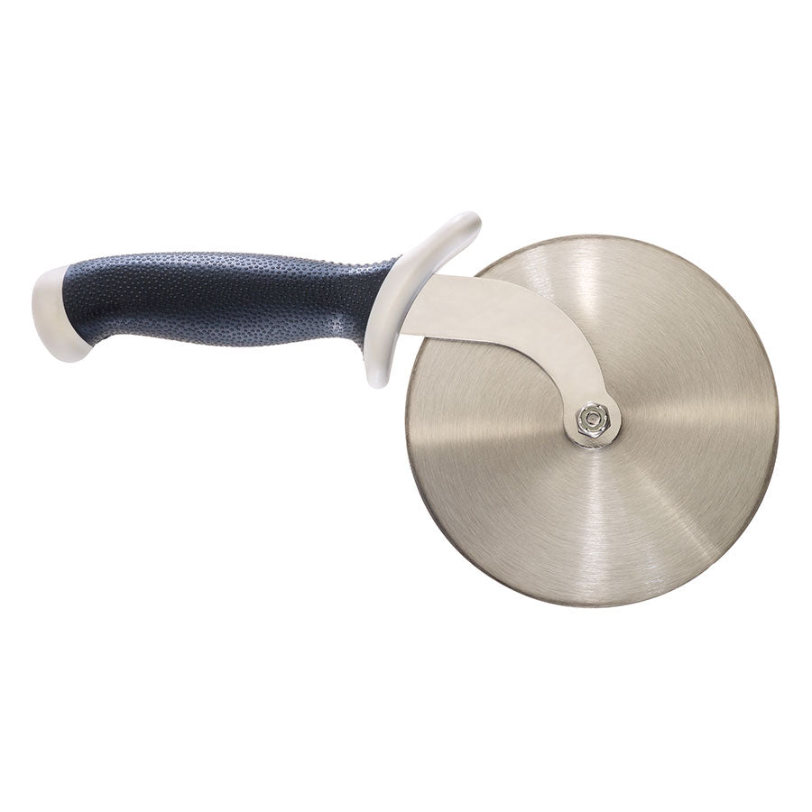 5" Millennia® Pizza Cutter, High-Carbon Japanese Steel, Santoprene® Handle, White